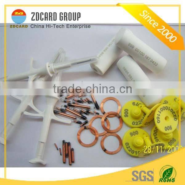Glass Capsule RFID Microchips Tags For Livestock