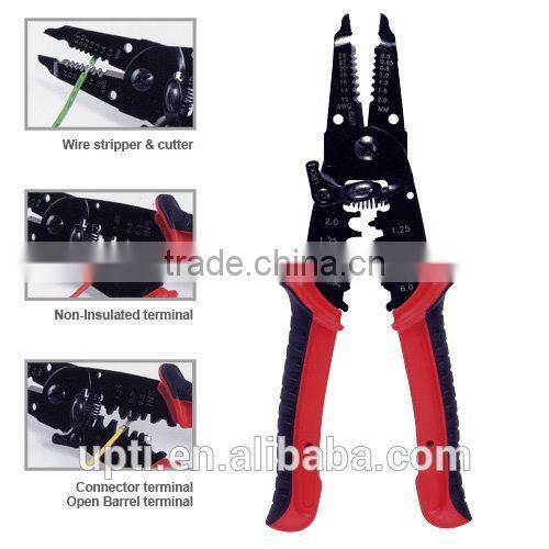 Taiwan Made High Quality 8.5" Professional Crimping Tool & Wire Stripper w/3.2mm thickness