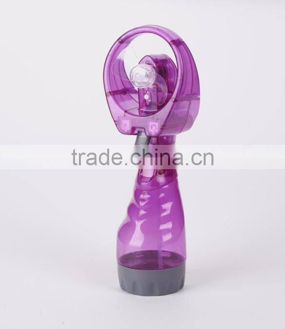 Cool Deluxe Misting Fan, Transparent Purple