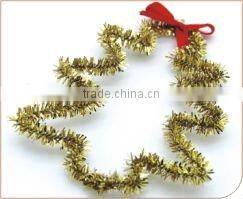 metallic tinsel ornaments Christmas tree decoration