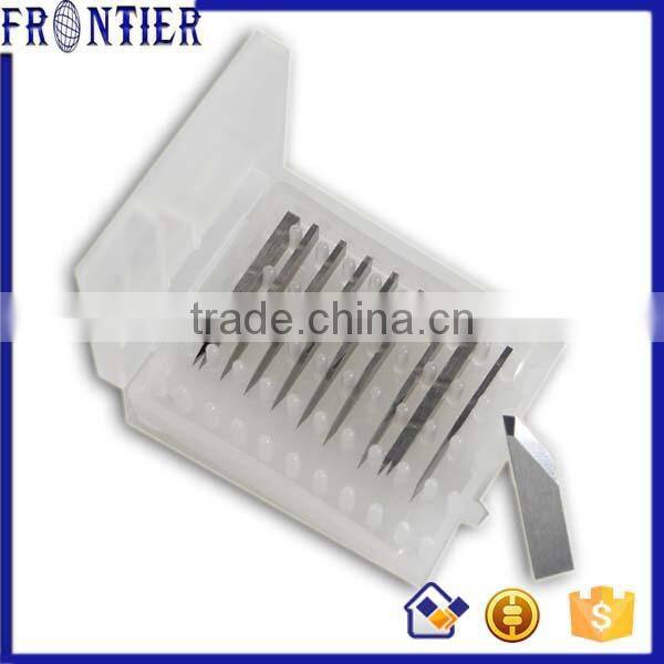 Alloy carbide blade for carton