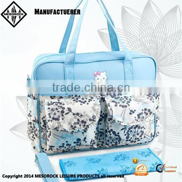 New Fashion Multifunctional Custom Wholesale Mummy Bag Baby Diaper Nappy Bag