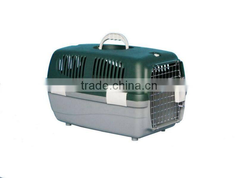 pet supplies wire plastic dog carrier for traveling