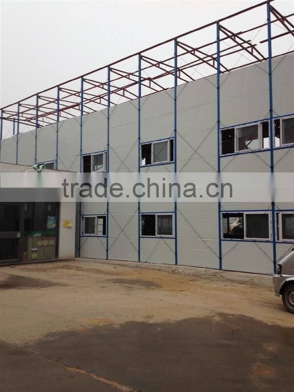china prefab houses Sandwich panel workshop steel building for school in Haiti
