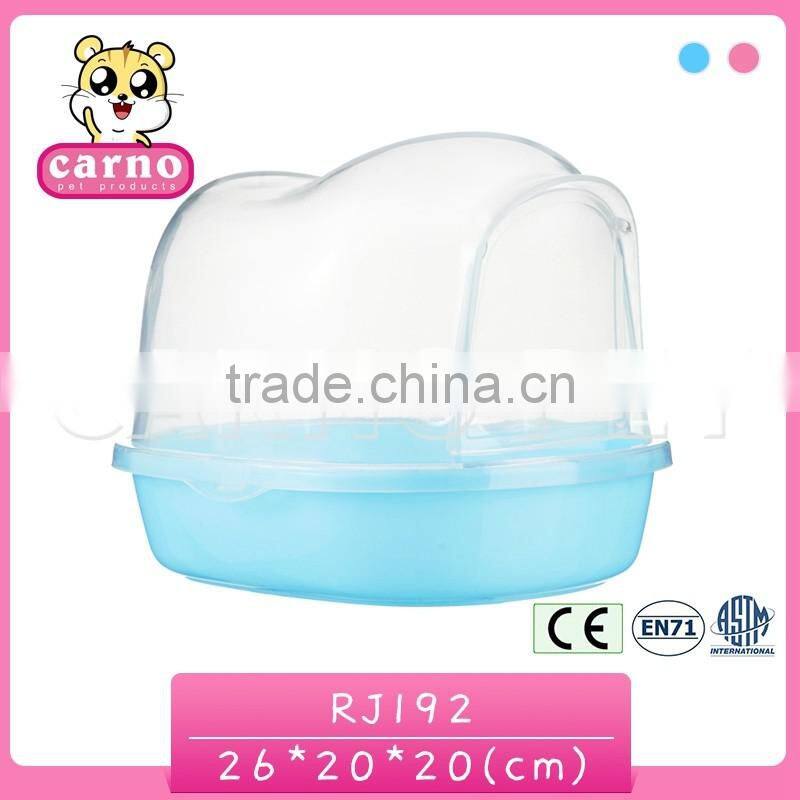 New design Pet product plastic hamster bathroom colorful bathroom for hamster