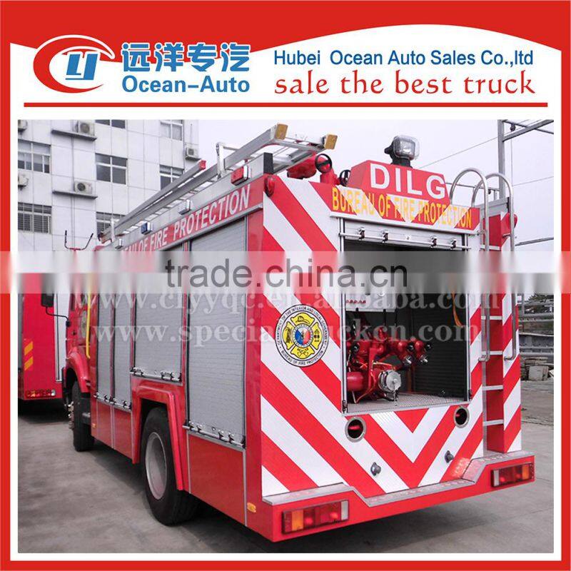 SINOTRUK HOWO 4X2 8000liter water tanker fire trucks