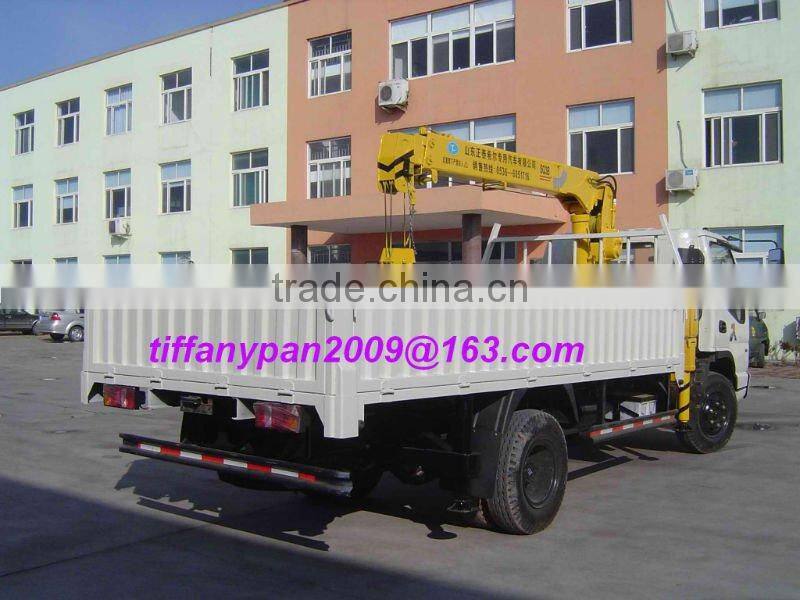 truck with loading crane