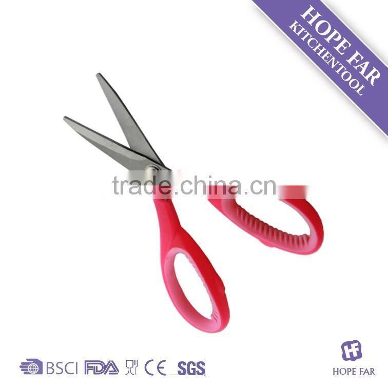K526 Comfortable rubber handle home and outdoor utility scissors