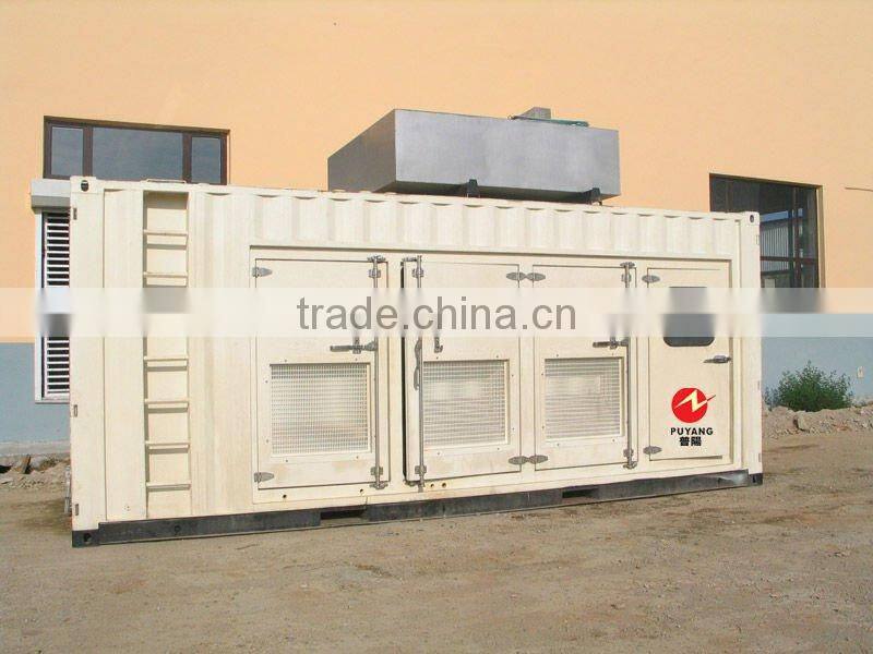 50Hz 400V Electric 2mw Trailer Mounted Containerized Diesel Generator With MTU