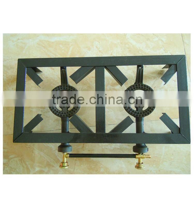 gas stove 3 burner portable cast iron gas stove