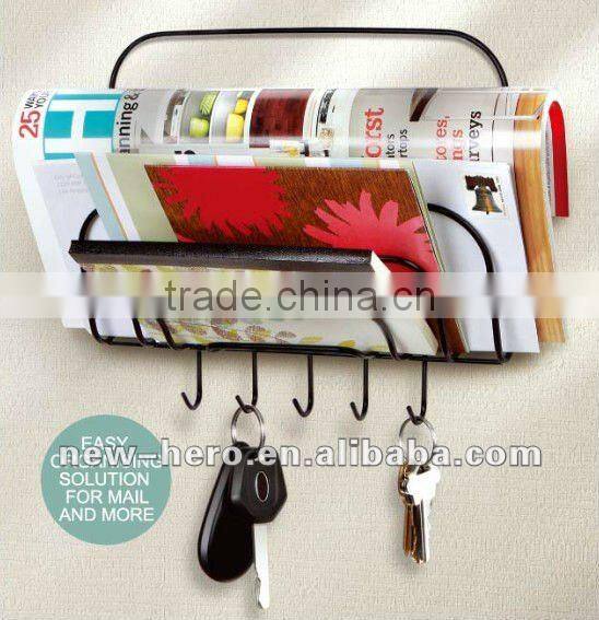 letter organizer and key rack