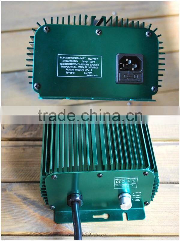 2016 hot sale indoor grow 400w 600w 1000w electronic reflector ballast with fan