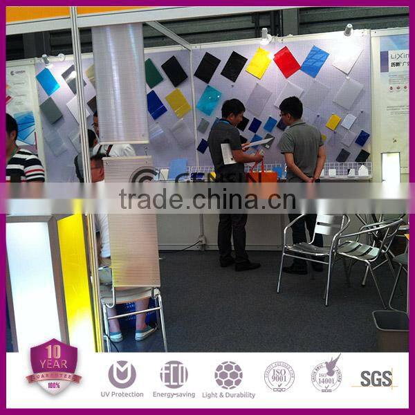 Multicell U-lock polycarbonate sheet