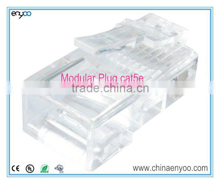 RJ45 Cat5e Modular Plugs/Connectors for Solid Wire