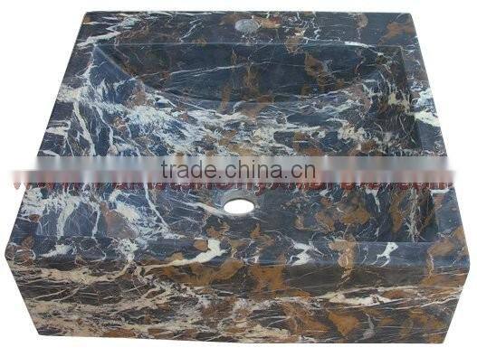 BLACK AND GOLD (MICHAELANGELO) SINKS AND BASINS