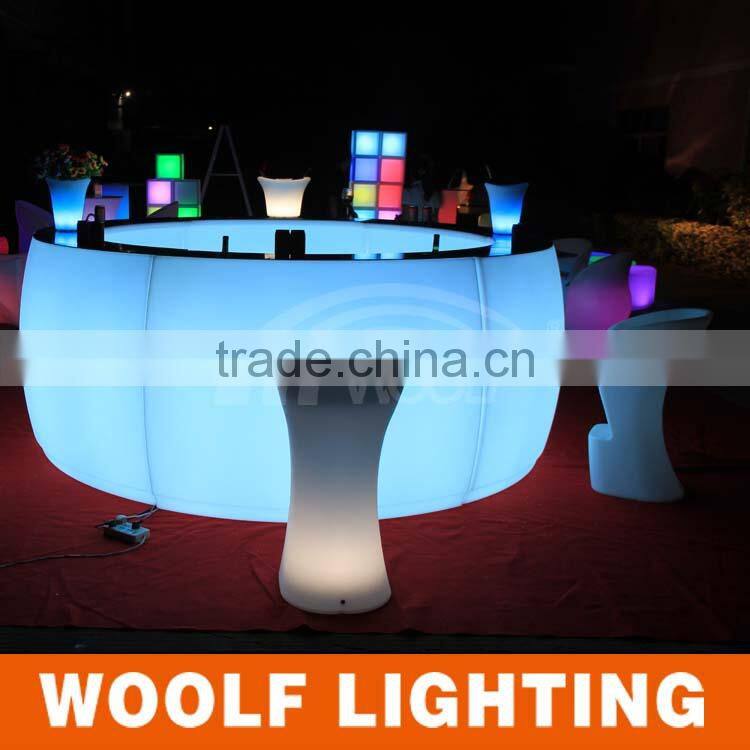 Modern wedding Decoration Bar round table for wind bar