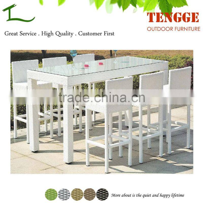 YH-8198 Promotion Rattan Outdoor Furniture Bar Sets