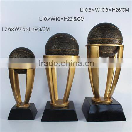 Resin rugby player trophy