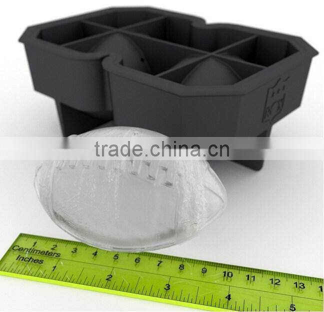 Silicone Large Ice Cube Tray for Football Fans & Game Day