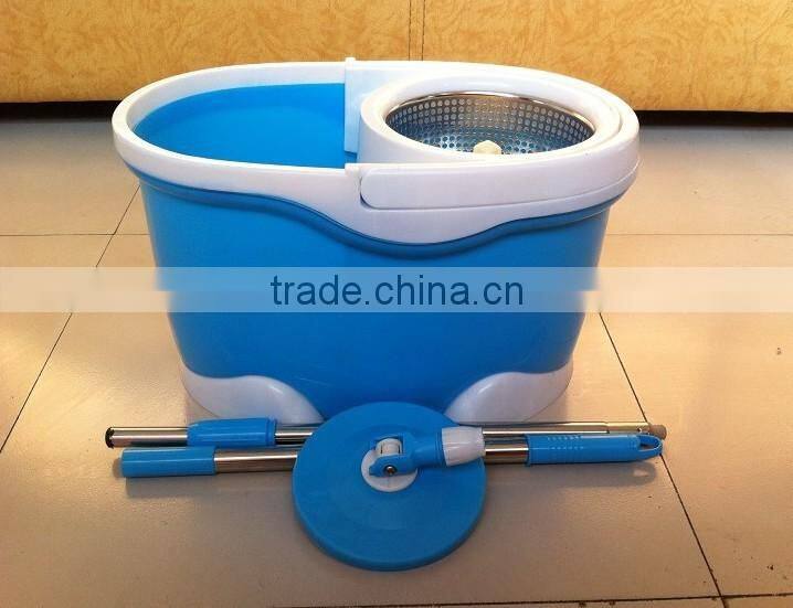 vivinature portable 360 magic spin mop with two wheels