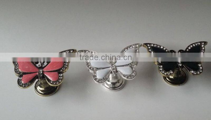 diamante butterfly kids bedroom furniture knobs