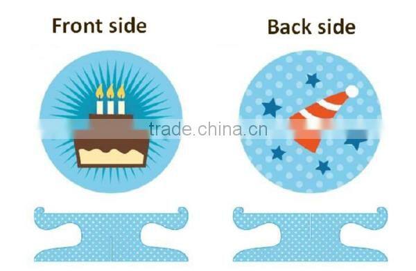 Creative Converting Single Tier Blue Cupcake Stand