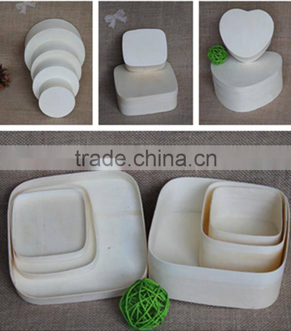 Oval cheap natual balsa wood craft oriental jewelry box