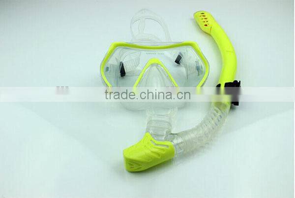 Wholesale Cheap Silicone Waterproof Diving Mask and Snorkel