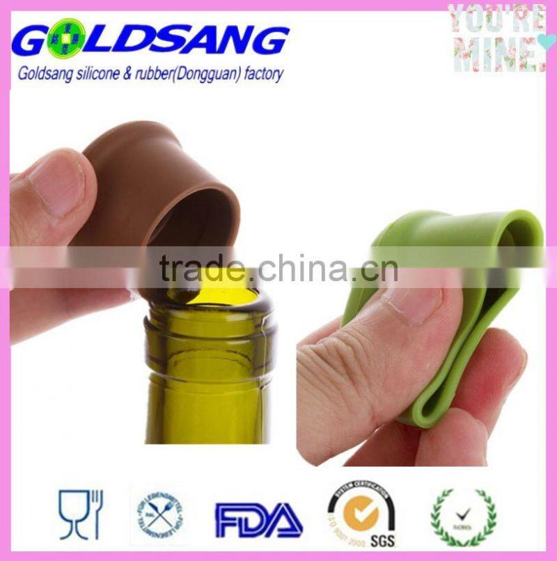 Portable screw shape Tampion Silicone Rubber Beer Wine Bottle Stopper
