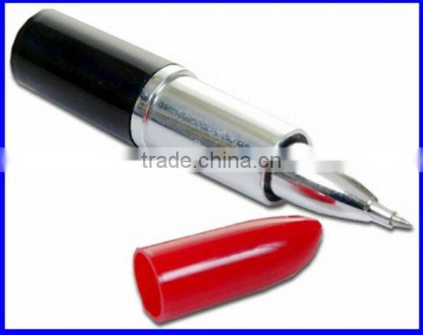 plastic lipstick ball point pen