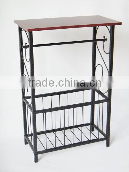 RH-4625 New MDF top Gramercy Scroll Design Bathroom Metal Table