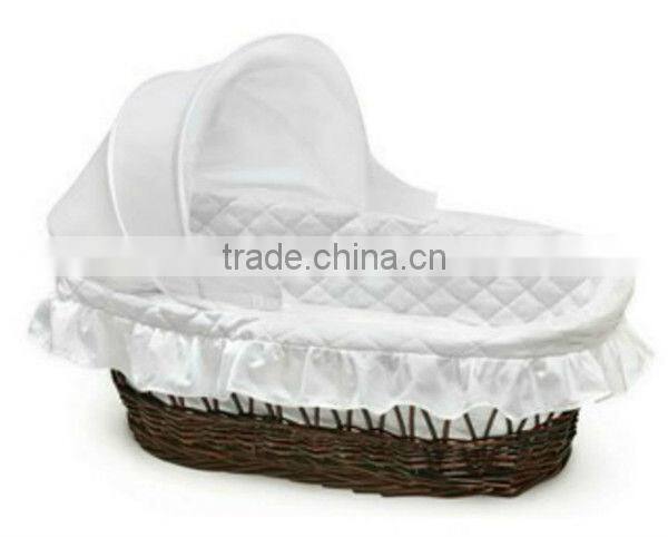 large wicker baby baskets factory supply