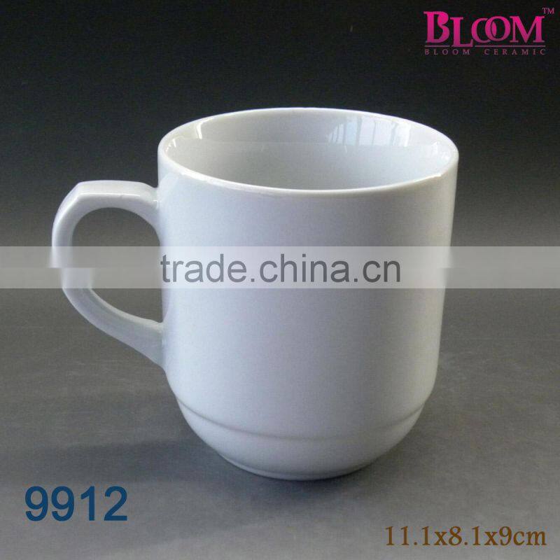 Heart shape blank wholesale ceramic mugs