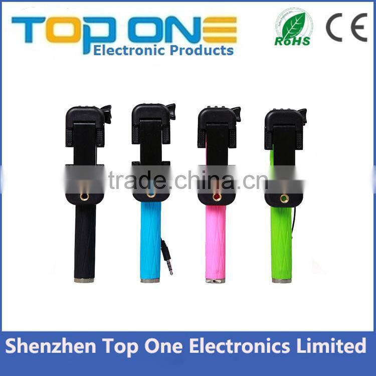 Shenzhen quality Selling Wholesale OEM customize Professional wired monopod selfie stick
