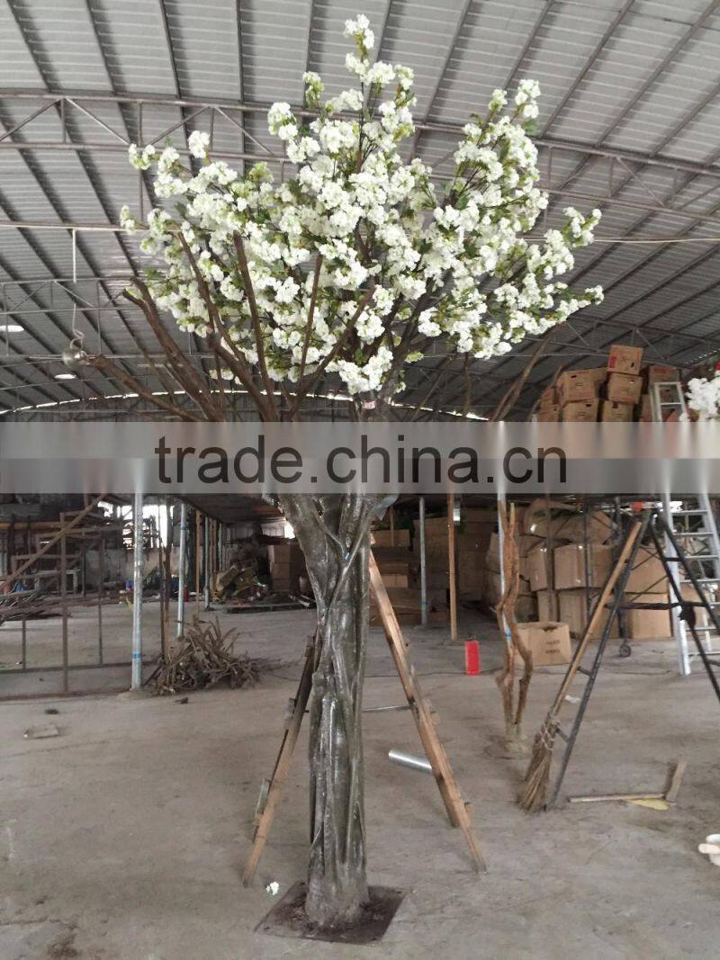8ft artificial cherry flower tree fire resist blossom tree for wedding or shopping mall decoration