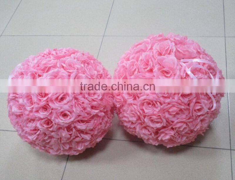 Artificial rose flower ball for wedding decoration