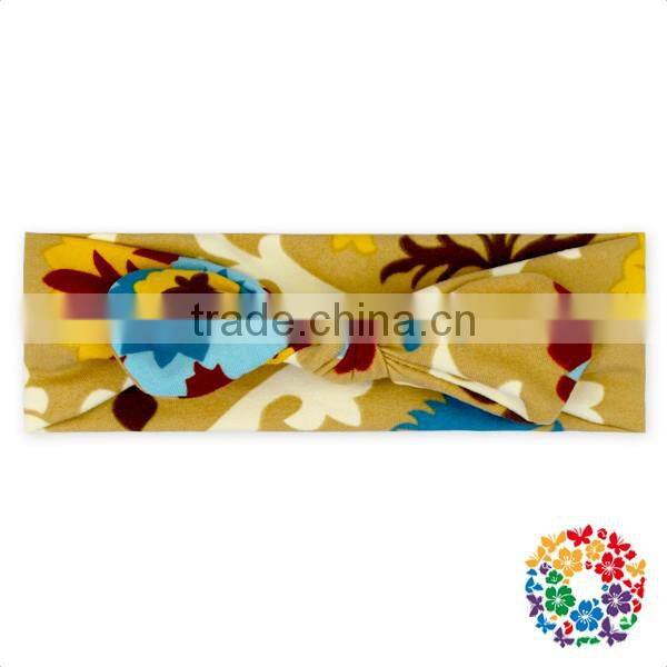 Baby Girls New Print Rabbit Ear Headband Knotted Headband Hair Accessories