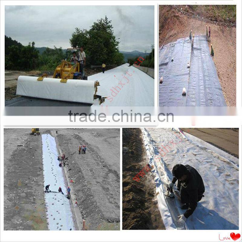 Composite HDPE geomembrane with characteristic of isolation, reinforces, protection waterproofing factory price