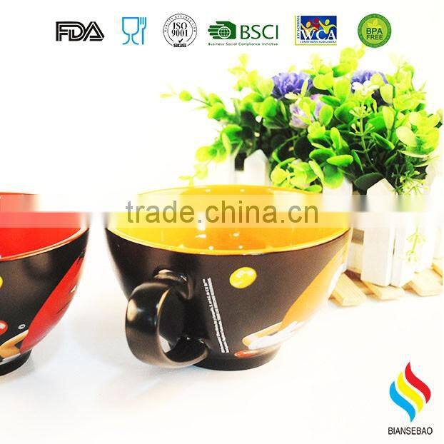 brand promotional items ceramic m&m mugs with FDA