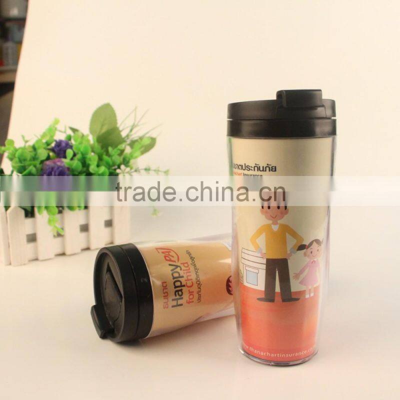 promotional gift iems 350ml color changing travel mug with OEM