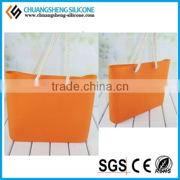 Travel portable silicone handbag, shoulder bag
