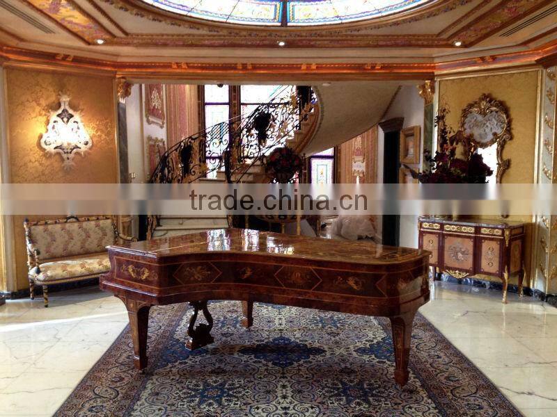 BISINI New Chinese Style Interior Wood Living Room Design