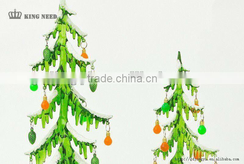 Frozen Acrylic Christmas Tree With Small Night Light