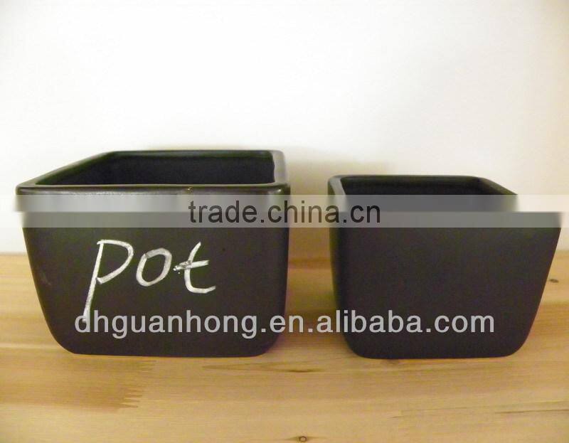 chalkboard coating ceramic flower pots wholesale