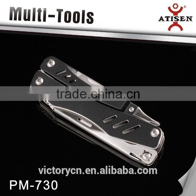 Unique Design Outdoor Camping Multi Functional Tools Folding Pliers Knife 6 In 1