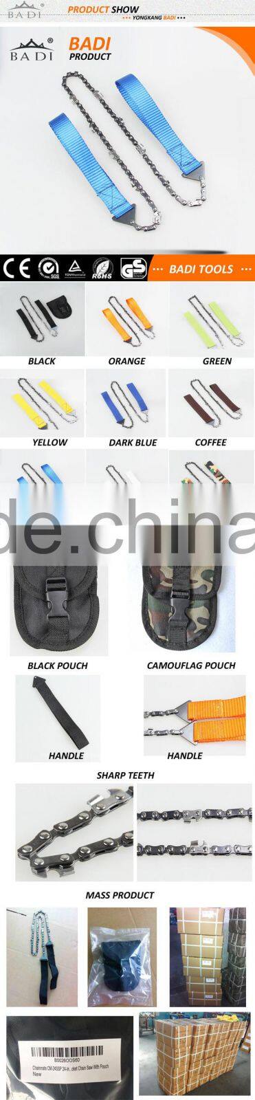 Blue Handles of Fashion survival Chain Saw
