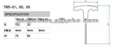 Plastic T Shape Handle