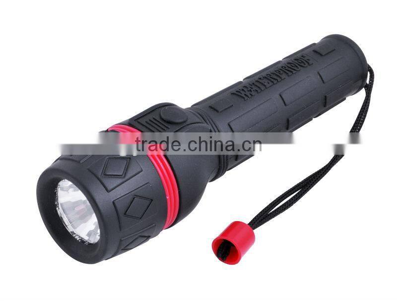 hotsale cheap household plastic led flashlight