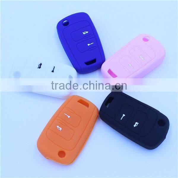 High quality Silicone car key cover for Chevrolet 3 4 5 buttons remote