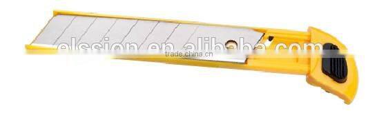 Heavy duty pocket knife with skidproof rubber grip handle